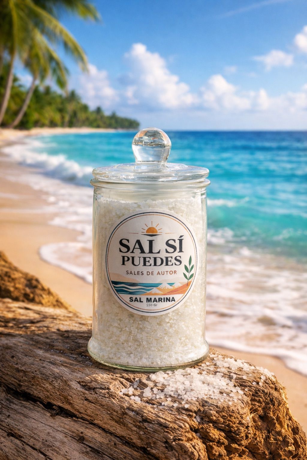 Sal Marina en la playa